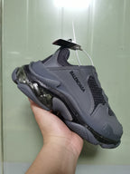 Balenciaga Triple S Clear Sole Sneakers Dark Grey 1801