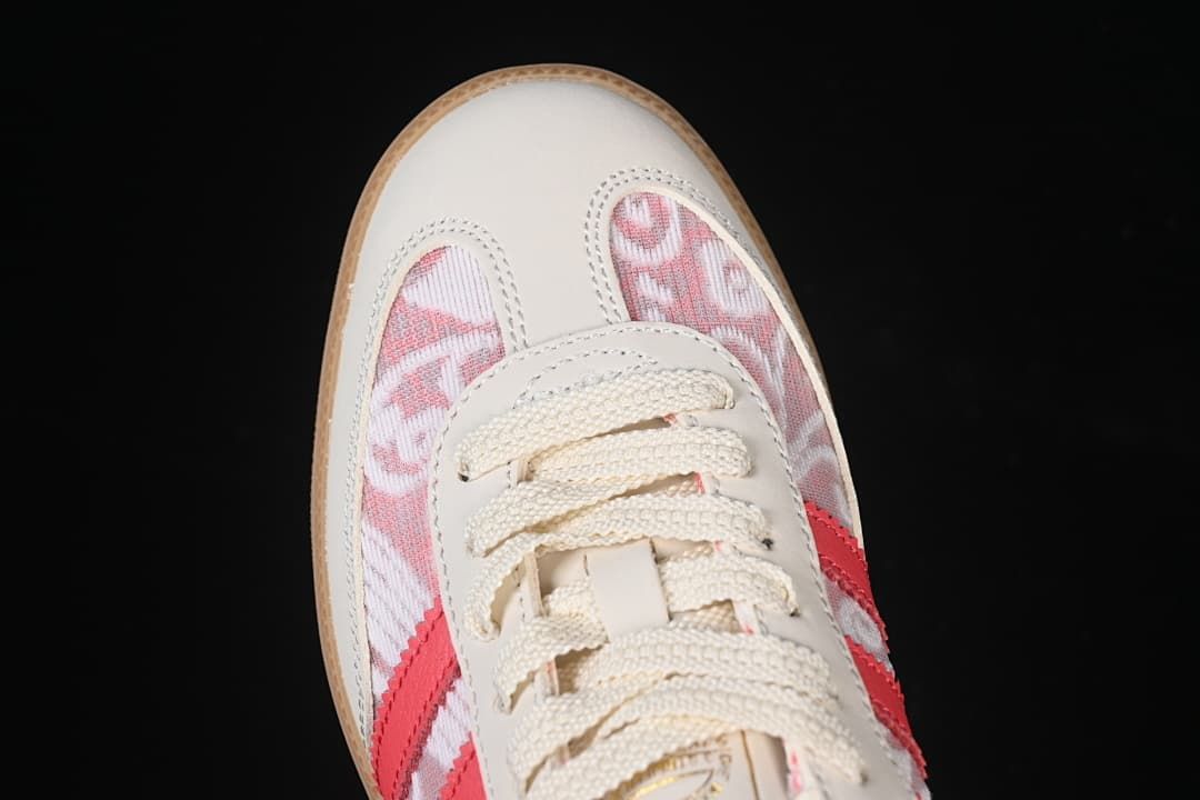 adidas Samba OG JR8841 Pink Pattern Sneakers