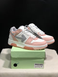 Off-White Out Of Office Low-Top Sneakers White Pink Grey