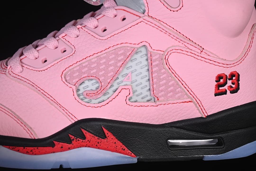 Awake NY x Air Jordan 5 Pink High-Top Sneakers