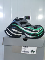 New Balance Grey Green Black Mesh Sneakers