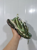 7035 Olive Green Mesh Sneakers