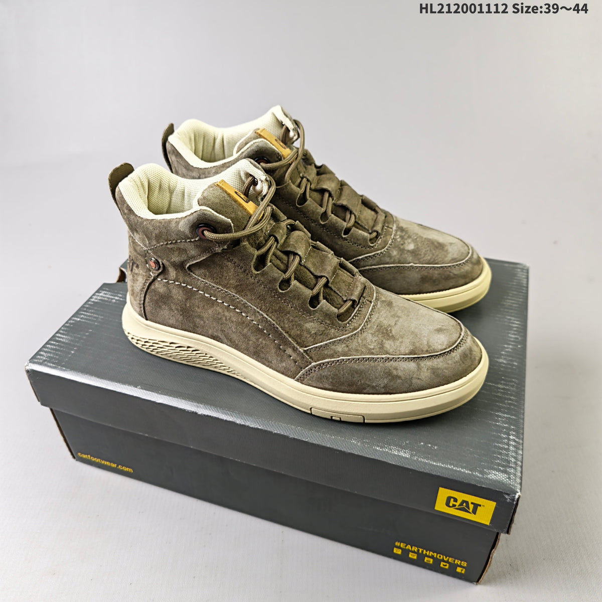 CAT Footwear High-Top Casual Boots in Taupe