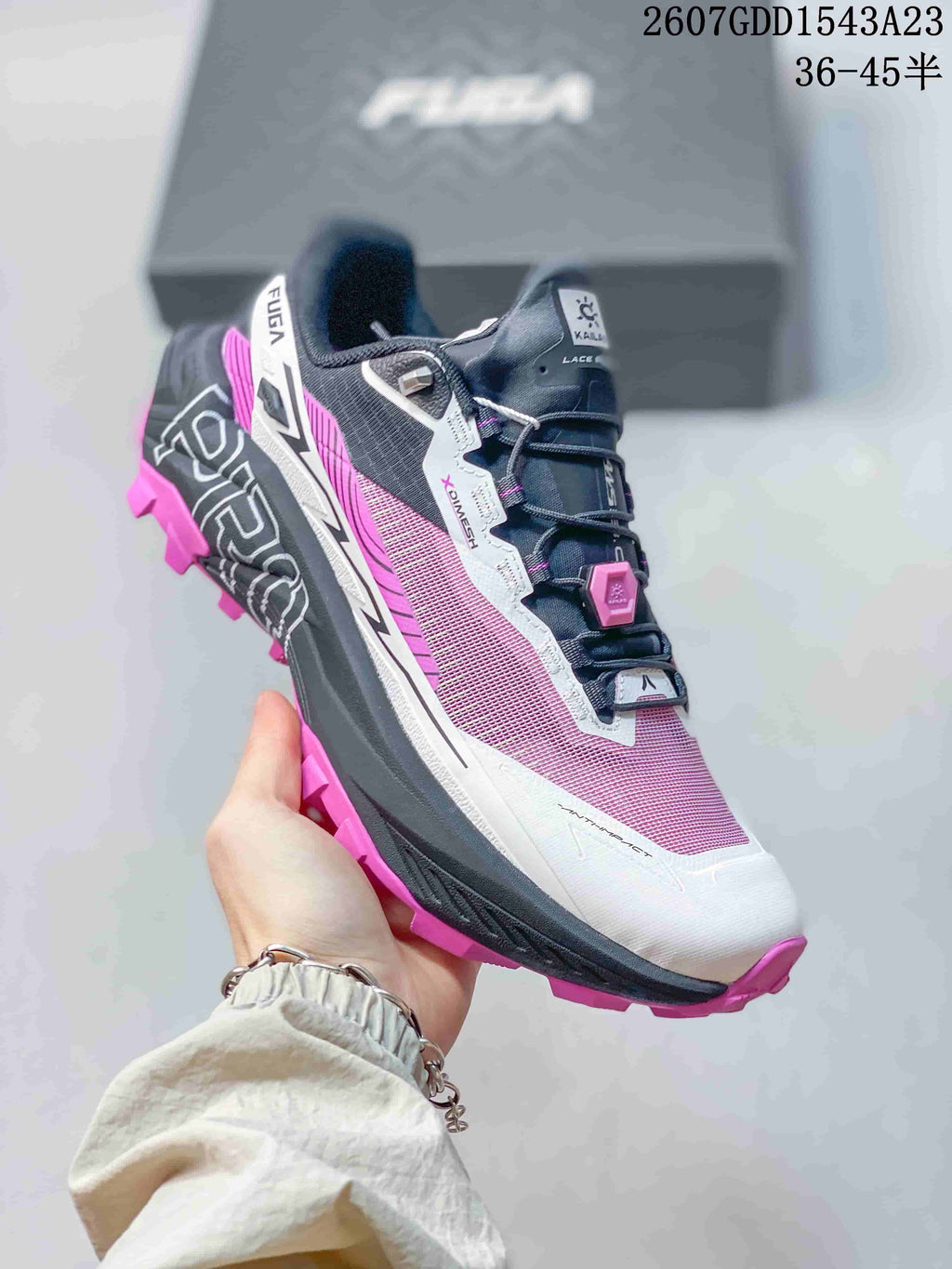 KAILAS FUGA EX PRO Trail Running Shoes Pink Black White