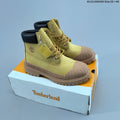 Timberland Yellow High-Top Lace-Up Boots