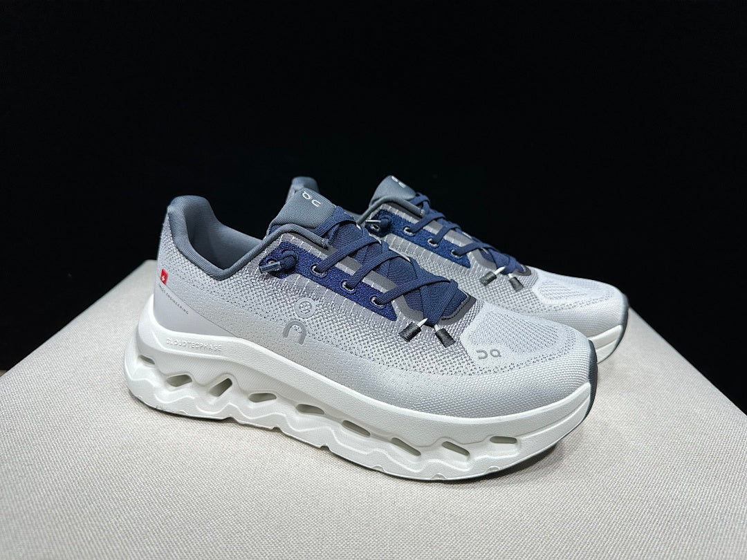 On Cloudtilt Sneakers in White and Navy