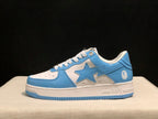 BAPE STA Low-Top Sneakers Blue and White