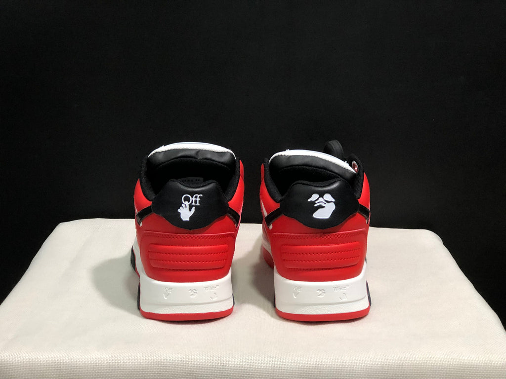 Off-White Out Of Office Low-Top Sneakers Red White Black