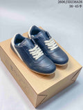 Rick Owens Concordians Low-Top Lace-Up Sneakers in Navy
