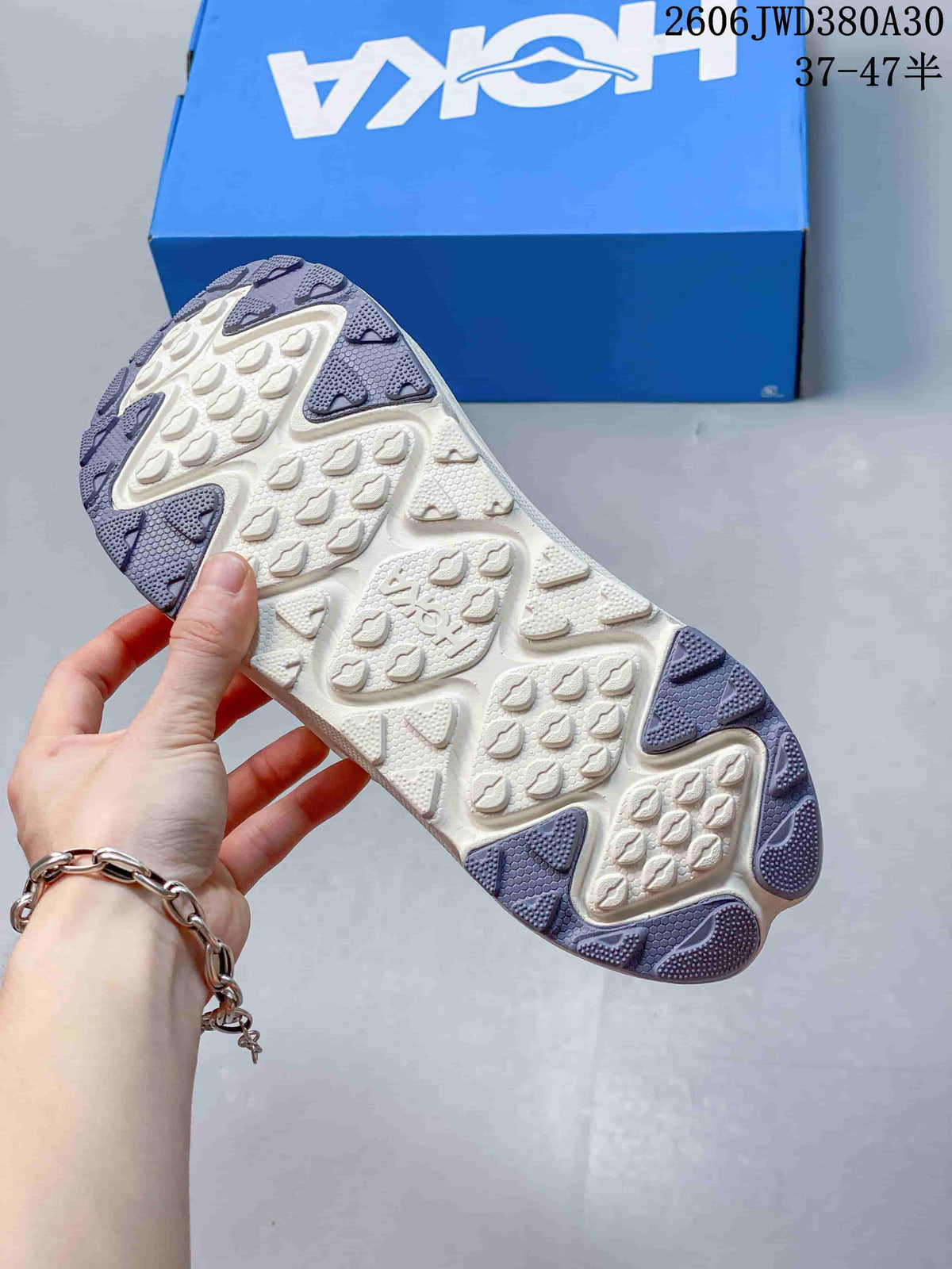 HOKA Ora Primo EXT Mule Sneakers in Gray and Cream