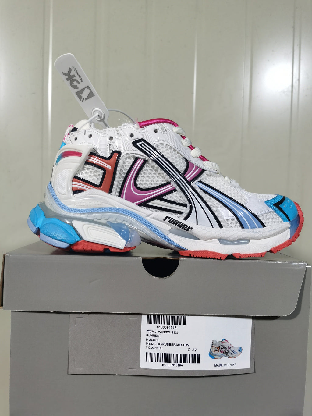 Balenciaga Runner Sneakers Multicolor 772767 W3R