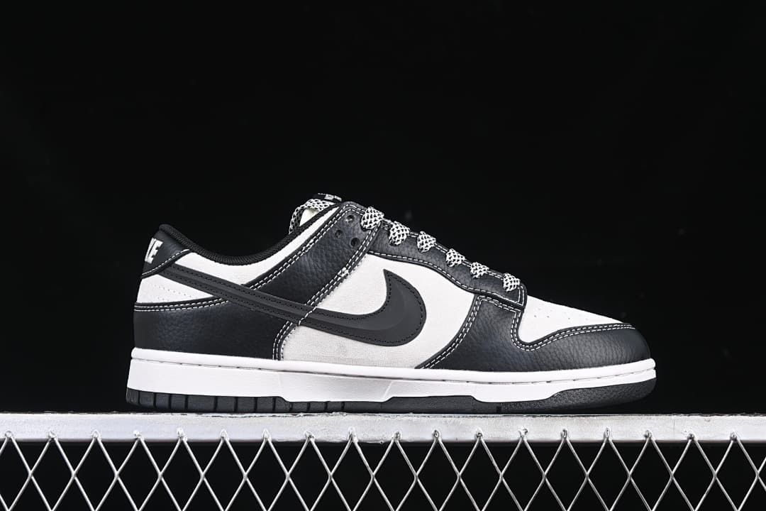 Nike Dunk Low Black White Graphic Sneaker DM6868-028