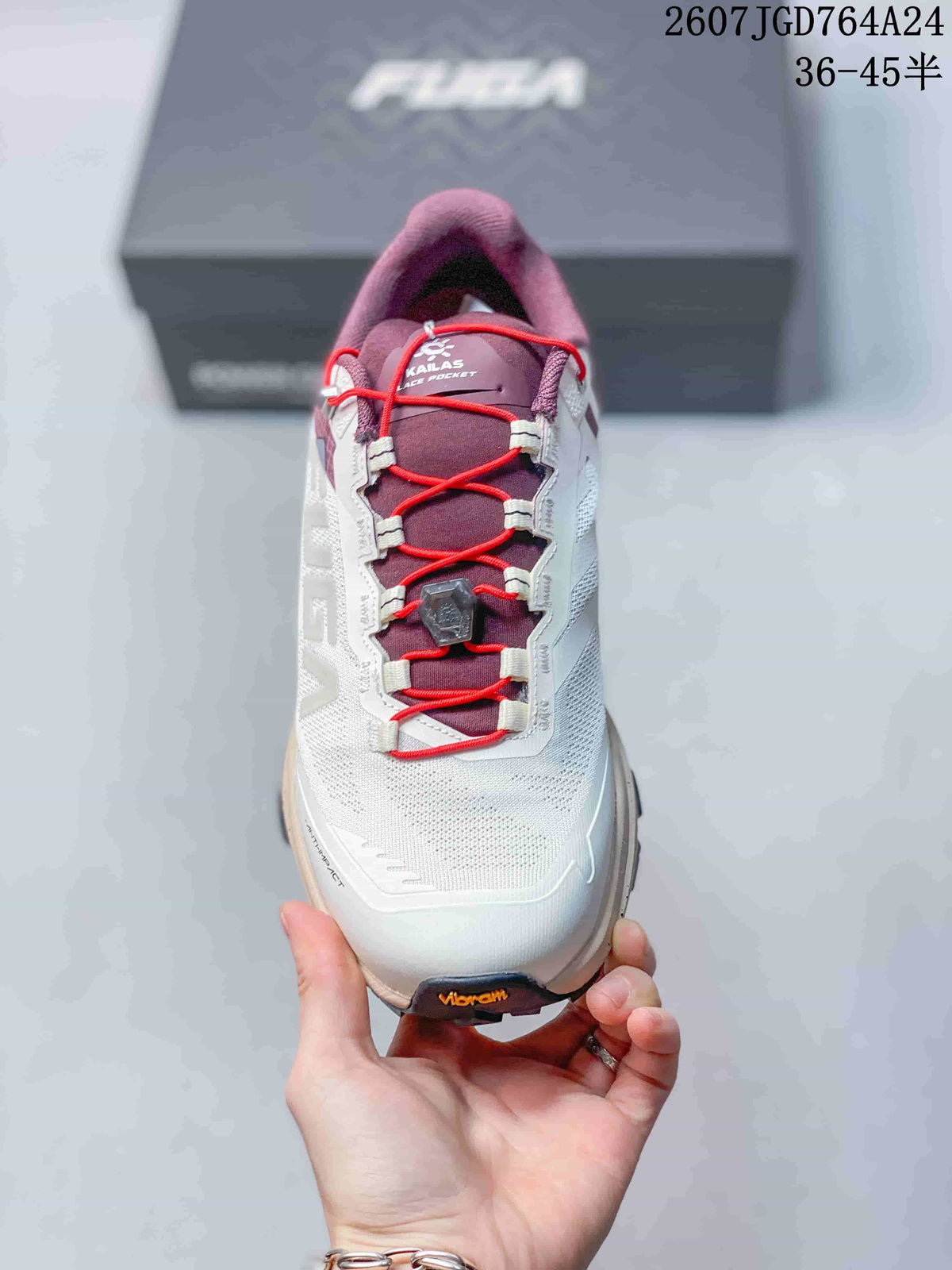 Kailas FUGA EX3 Trail Running Shoes White Purple Red