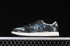 Travis Scott x Fragment Air Jordan 1 Low Denim Sneakers