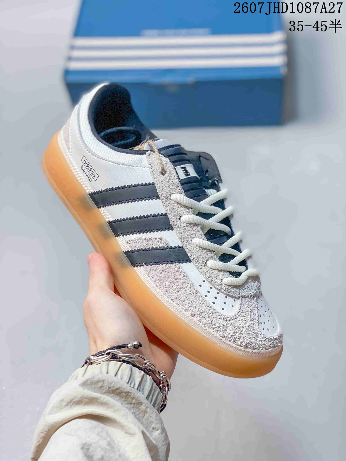 adidas Samba ADV Sneakers White Black Gum Sole