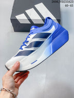 Adidas Adizero Prime X3 Running Shoes, White and Blue