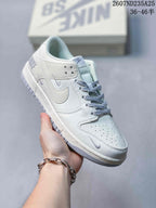 Nike SB Dunk Low Pro Sneakers White Grey 2607ND235A25