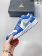 Nike Air Jordan 1 Low OG Blue White Sneakers 553558-140