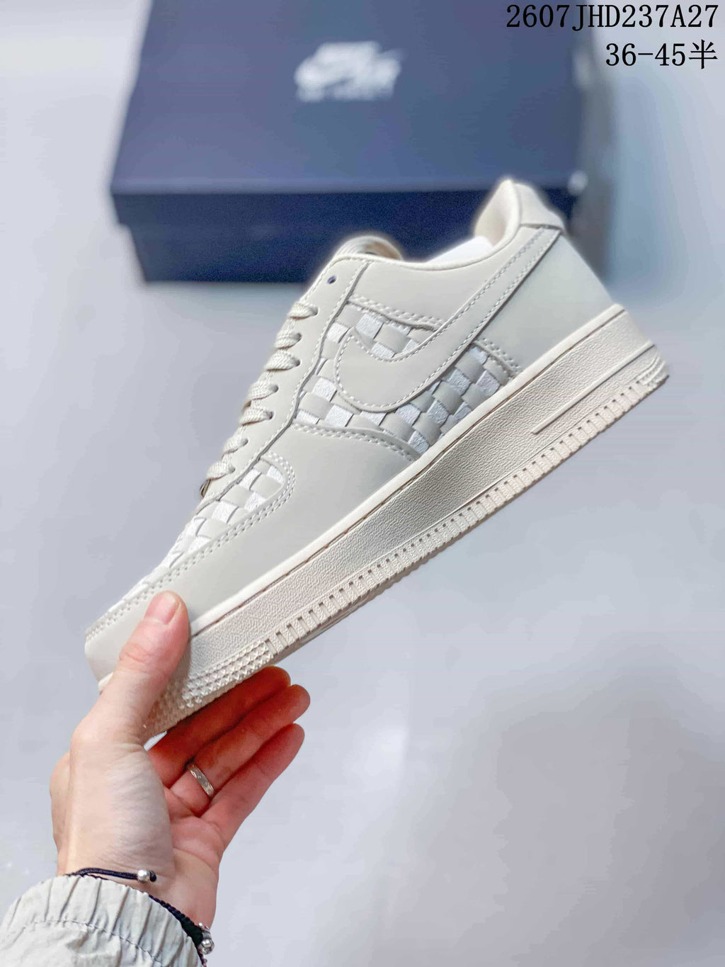 Nike Air Force 1 Retro PRM Woven Low-Top Sneakers White