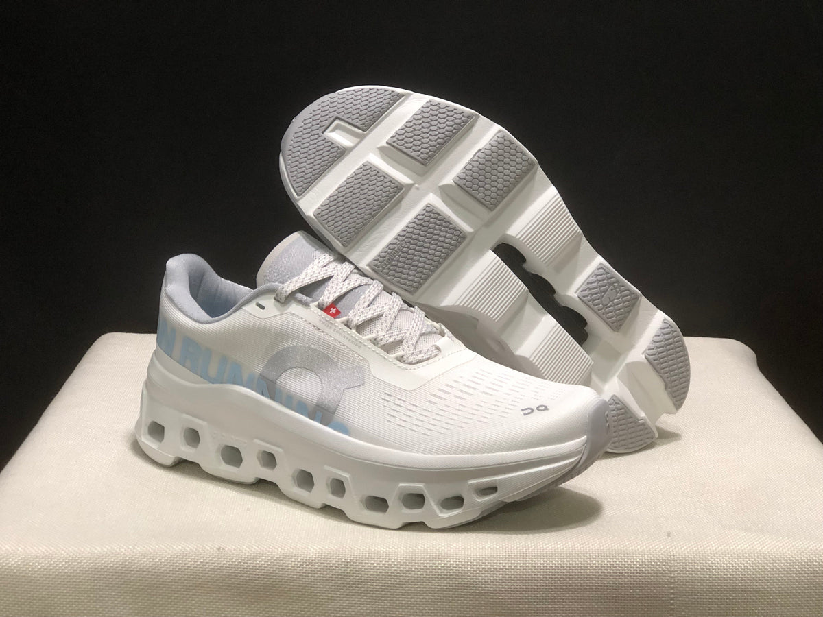 On Cloudmonster 1 Running Shoes Ivory Glacier