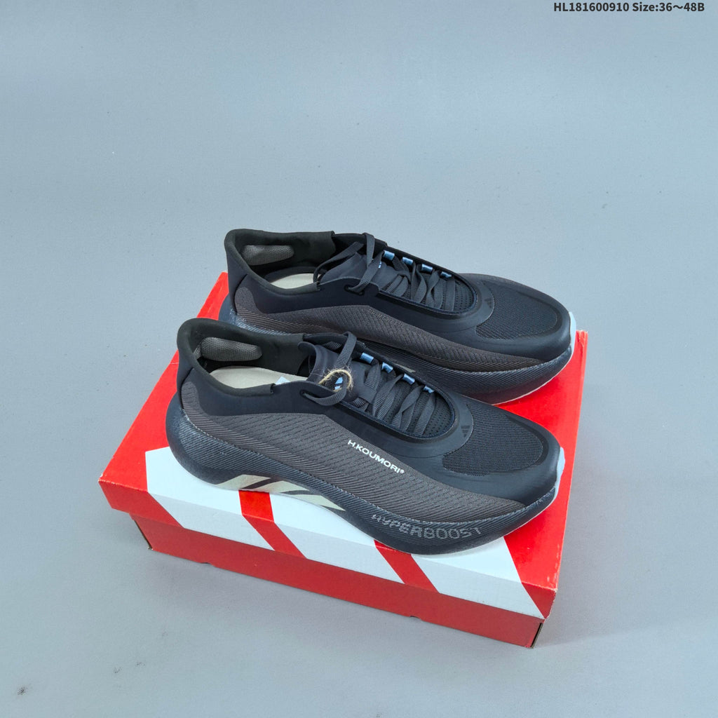 Adidas Hyperboost EDGE Running Sneakers Black Gray KL1937