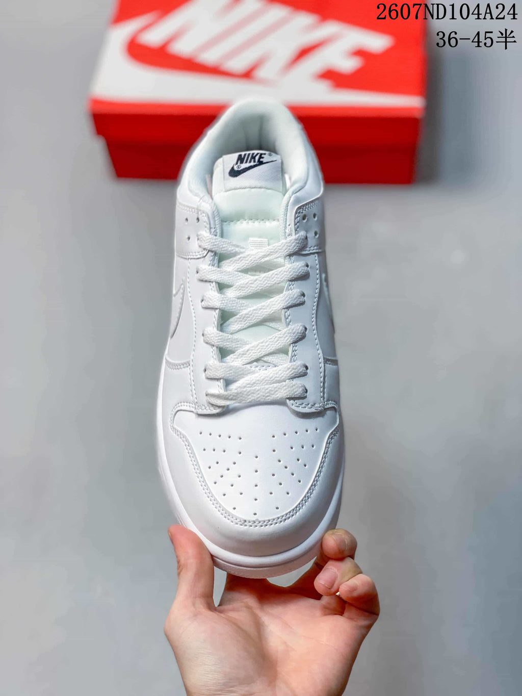 Nike SB Dunk Low Pro QS White Low-Top Sneakers