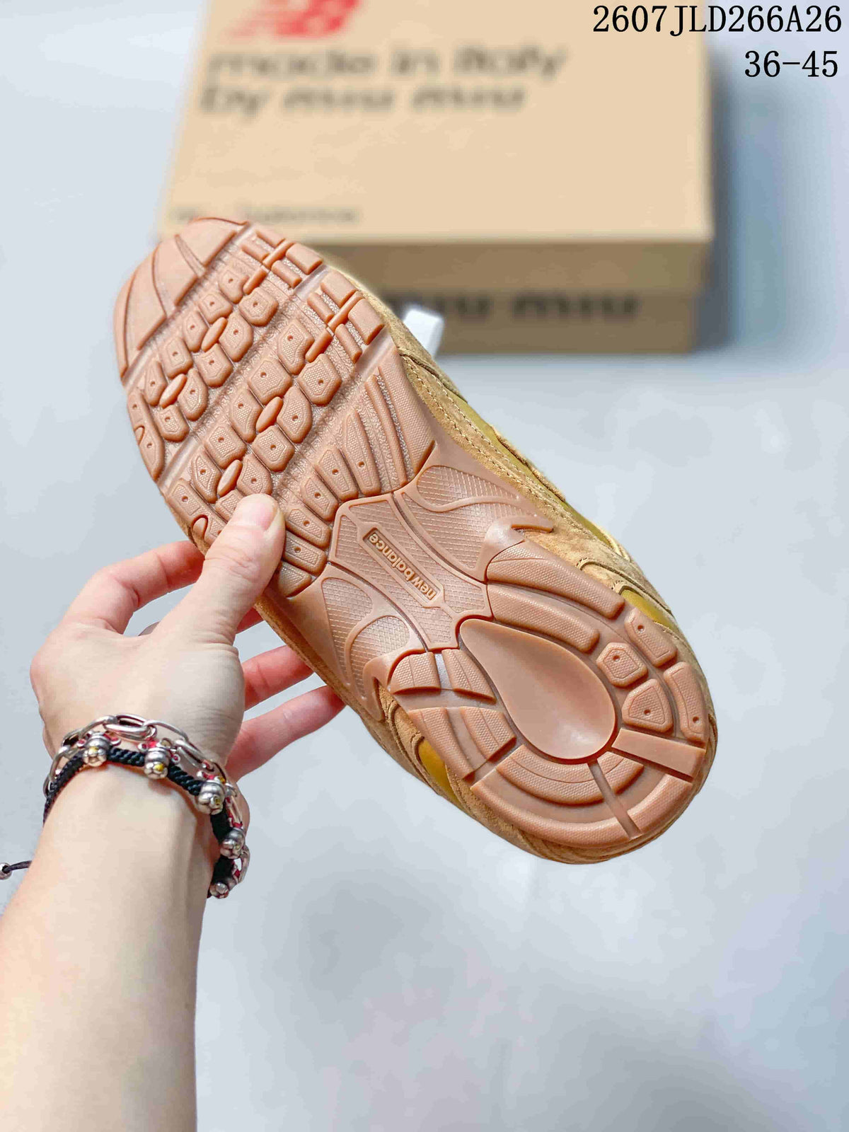 Miu Miu x New Balance 530 SL Mustard Sneakers