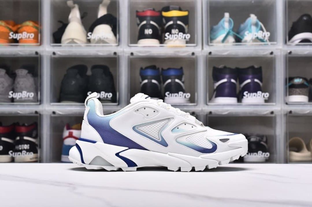 Louis Vuitton Runner Tatic Sneakers in White and Blue