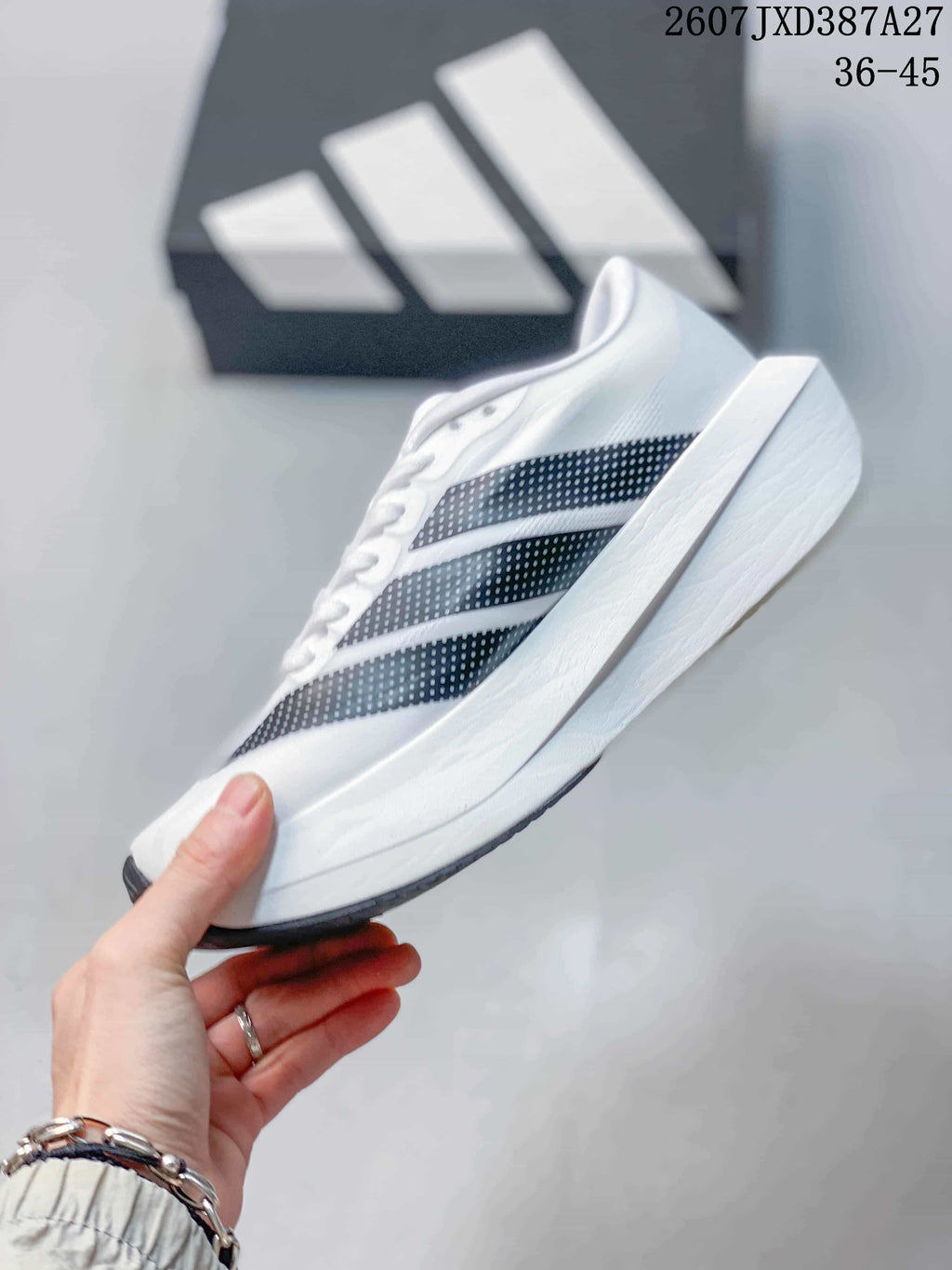 adidas Adizero Evo SL 2 Running Shoes White Black