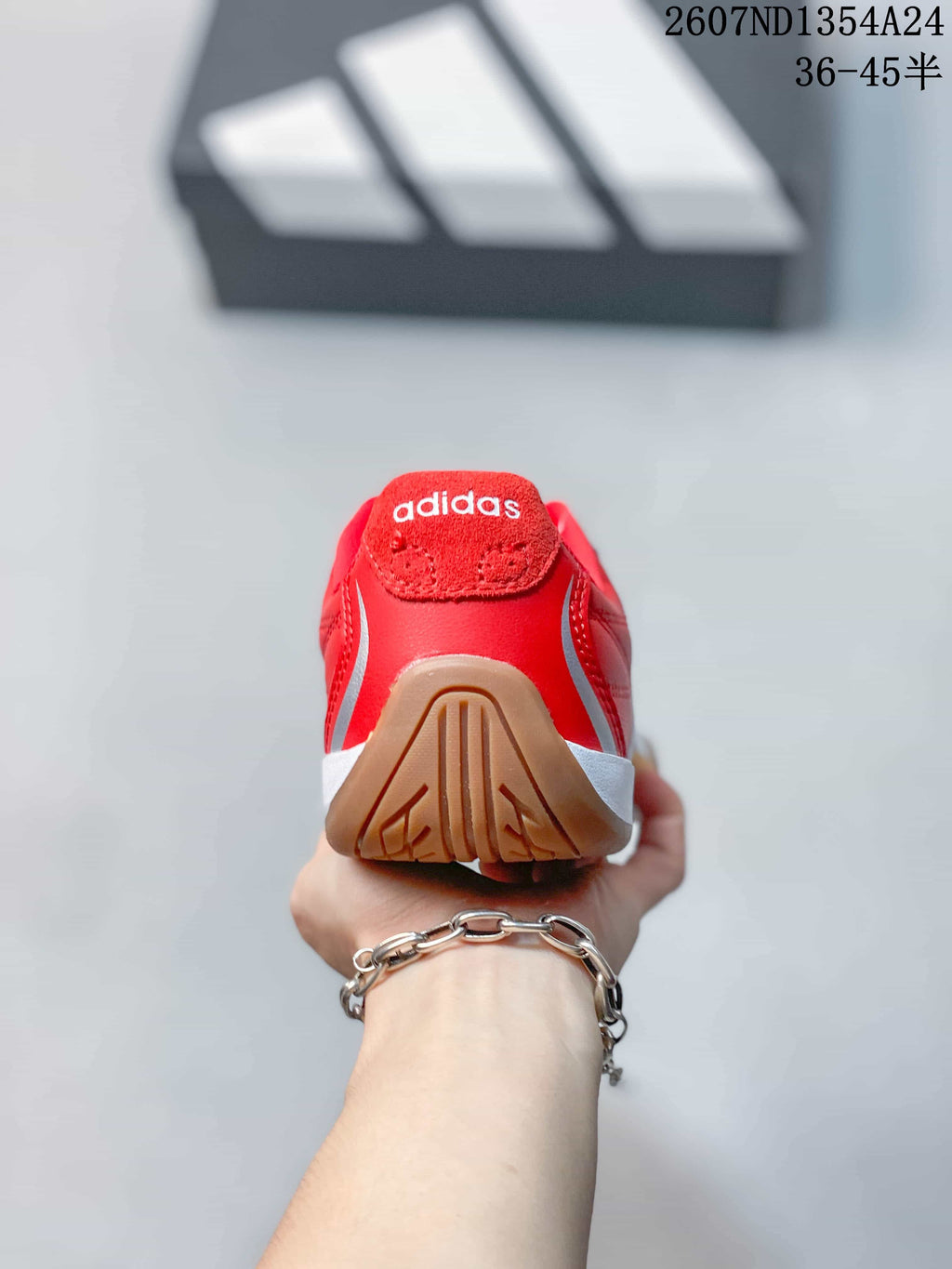 adidas Adipista Red Low-Top Sneakers 79252TER