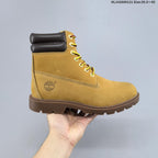 Timberland Yellow Mid-Top Lace-Up Boots