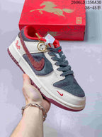 Nike SB Dunk Low Year of the Horse Red and Cream Sneakers