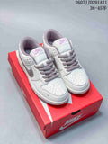 Nike SB Dunk Low Pro White Gray Sneakers 2607JJD291A21