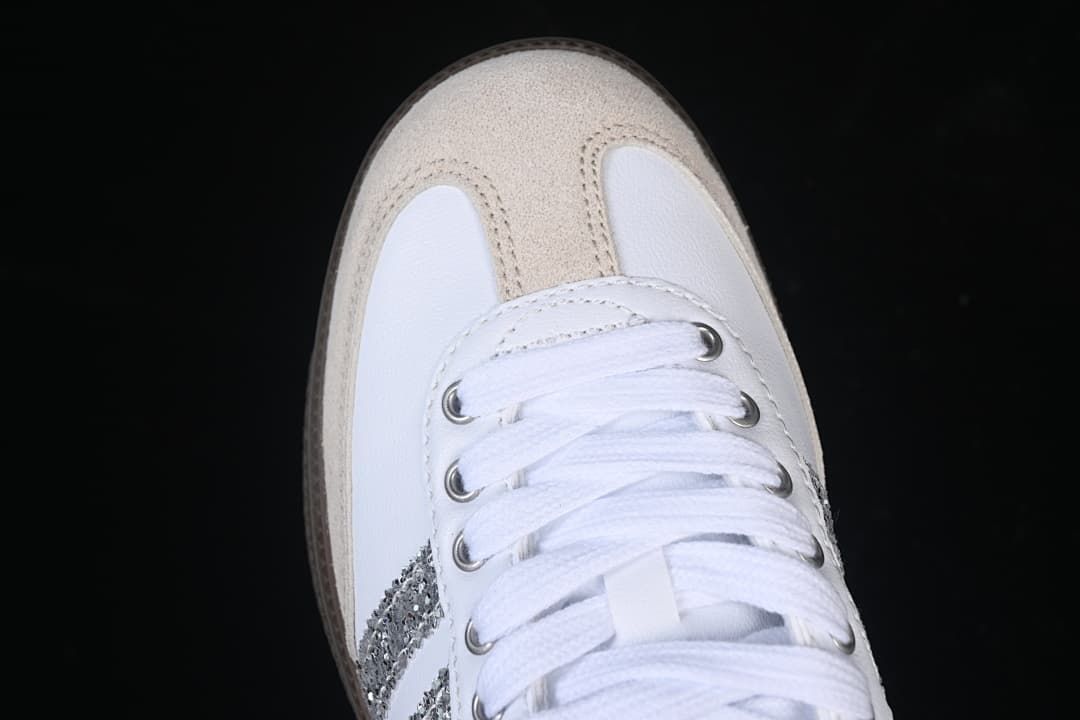 adidas Samba OG B75810 White Silver Sneakers