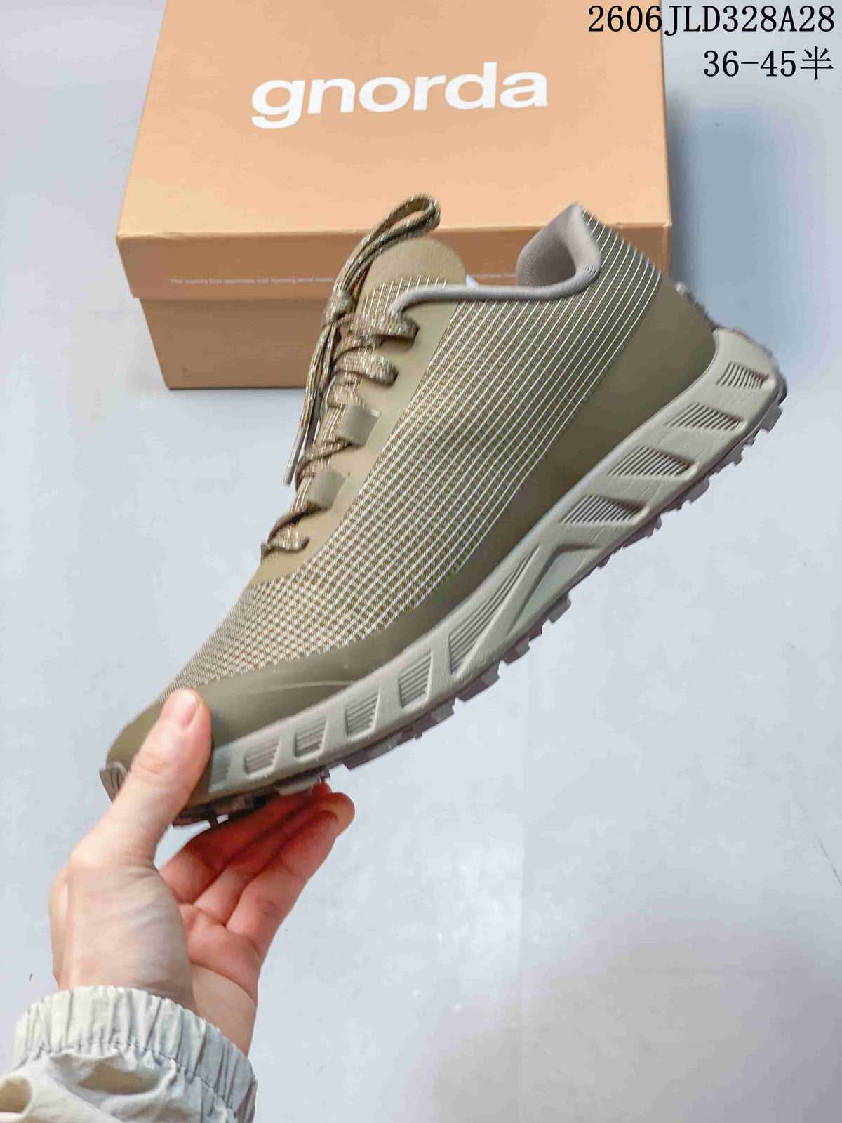 NORDA 612770UOI Trail Hiking Shoes, Olive, Style 328A28