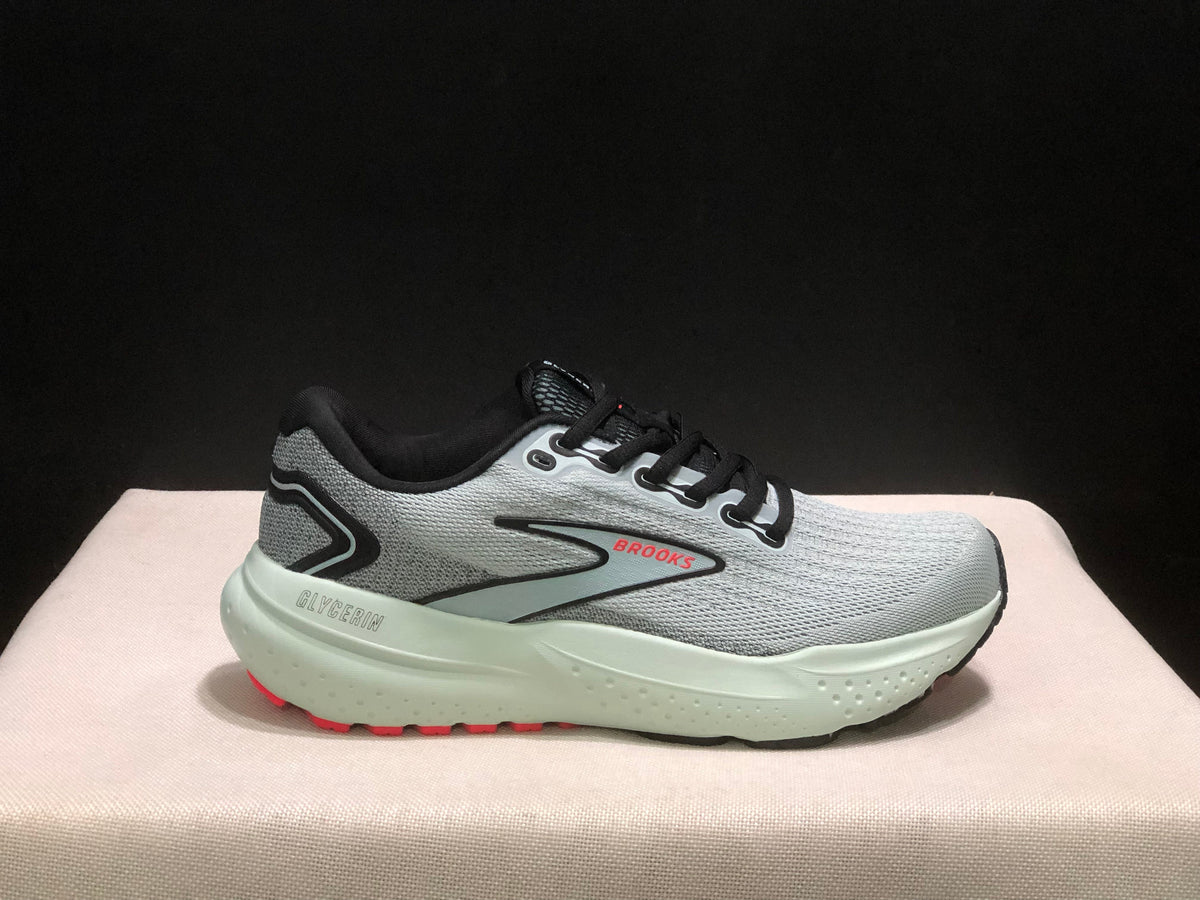 Brooks Glycerin 21 Running Sneakers Gray Black Red