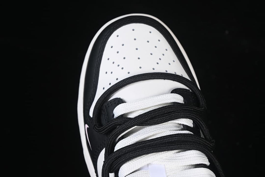 Nike Dunk Low Retro Black White Pink Sneakers