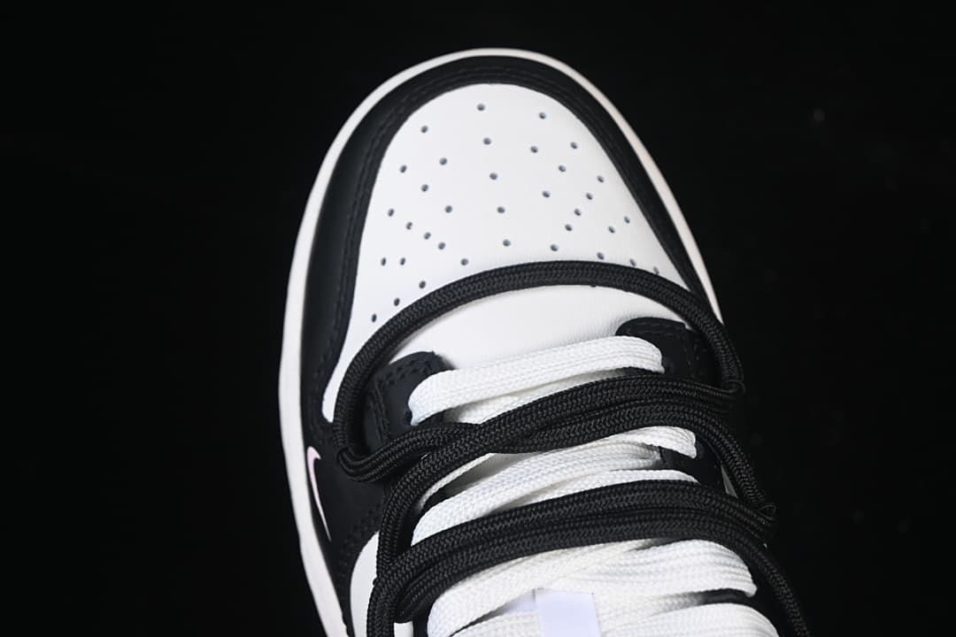 Nike Dunk Low Retro Black White Pink Sneakers