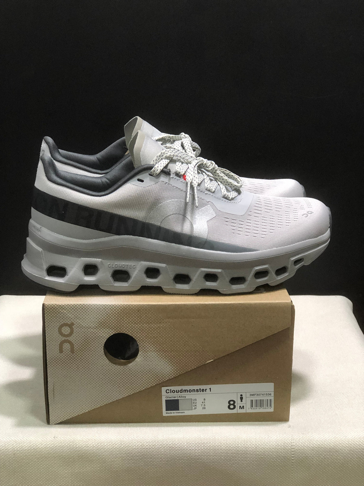 On Cloudmonster 1 Running Sneakers Glacier Alloy