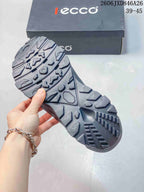 Ecco Gray Outdoor Clogs with Lace-Up Closure