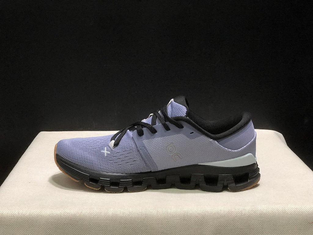 On Cloud X 4 Sneakers in Feather Black