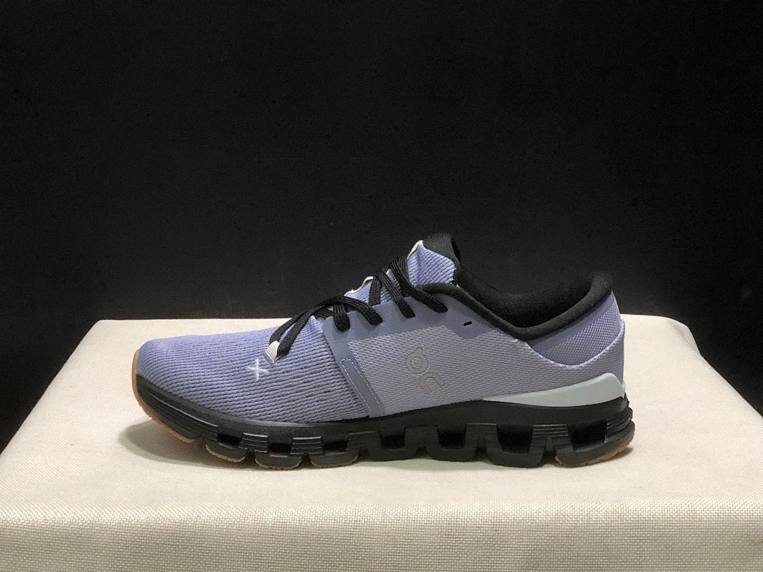 On Cloud X 4 Sneakers in Feather Black