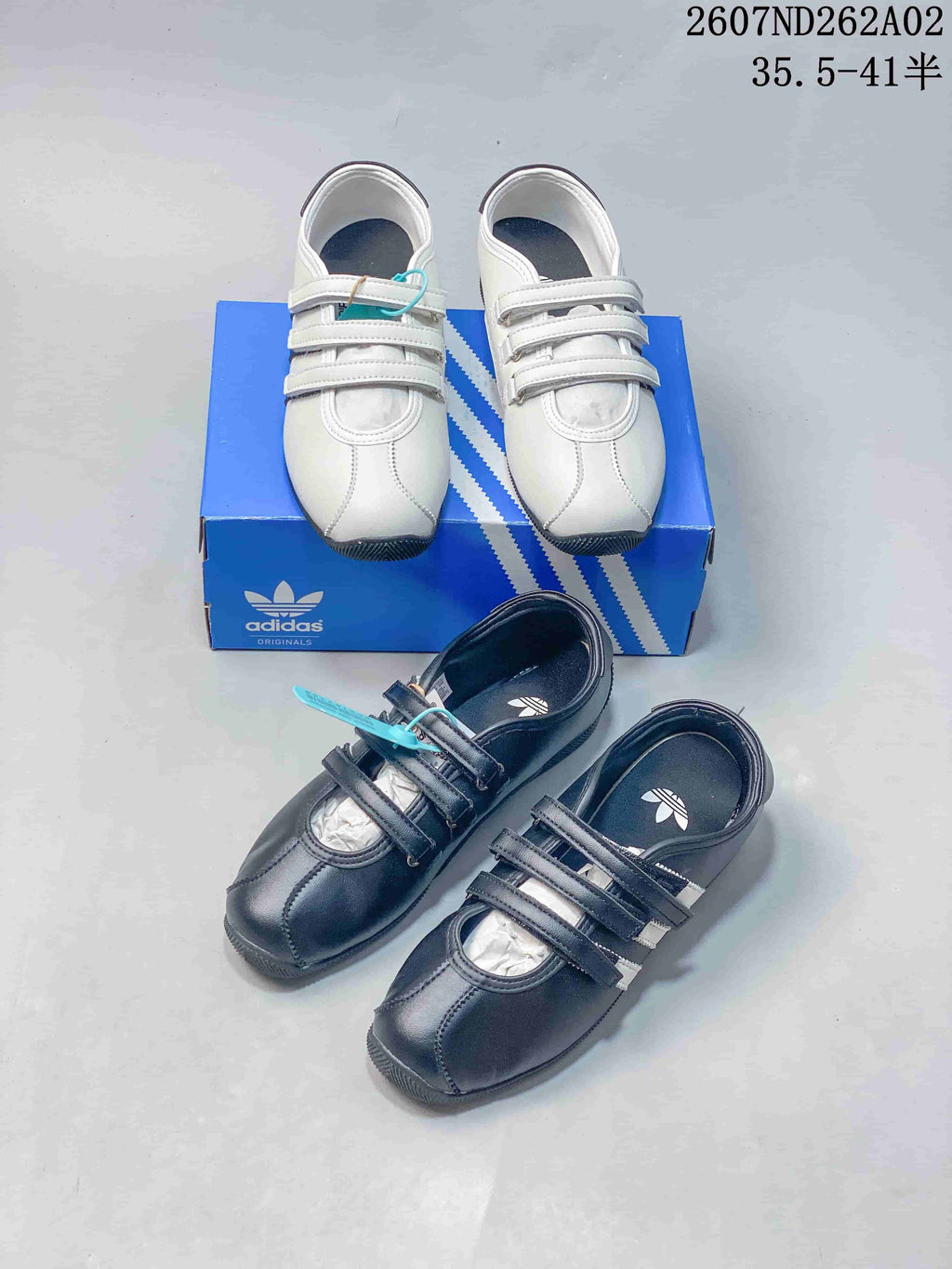 adidas Originals ANFU Mary Jane Shoes, White or Black