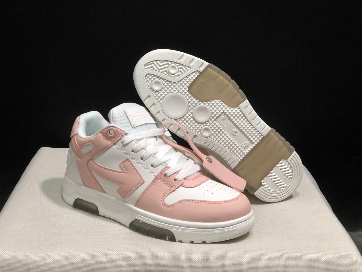 Off-White Out Of Office Low-Top Sneakers Pink White