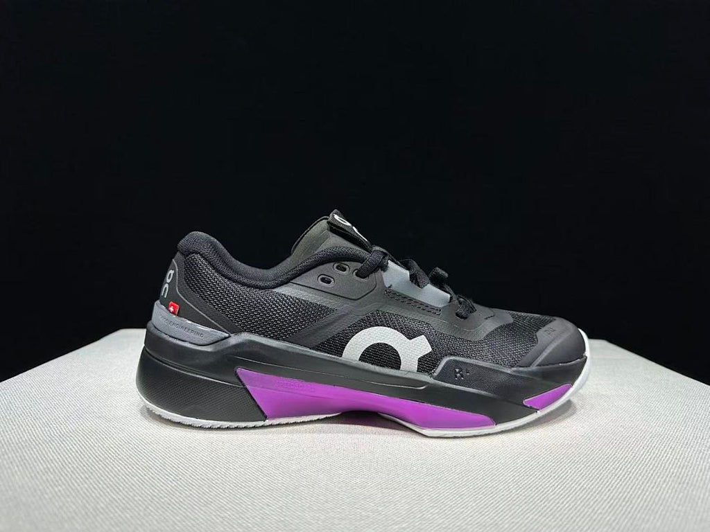 On The Roger Pro Fire Clay Tennis Shoes Black Pink