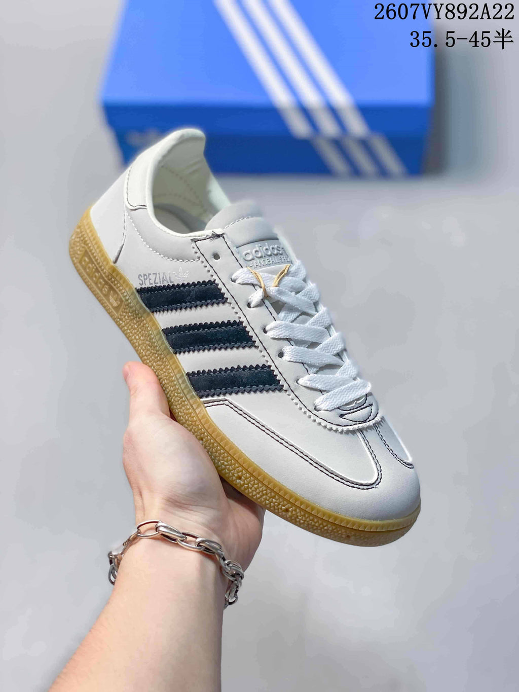 adidas Handball Spezial White Navy Gum Sneakers