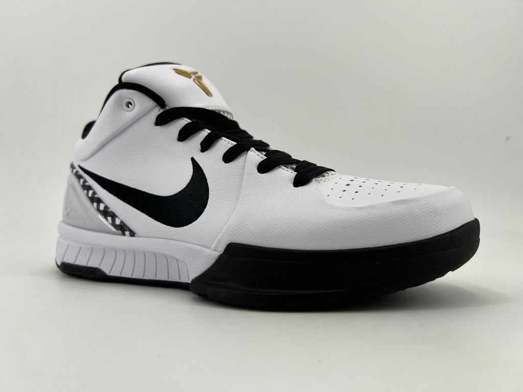 Nike Kobe 4 GIGI White Black Basketball Shoes