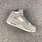 Jordan 4 KAWS Sample High-Top Sneakers in Grey