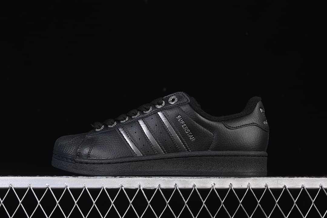 adidas Superstar II Black Sneakers JQ3914