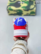 BAPE STA Low Sneakers Red Blue 2607TGD677A27